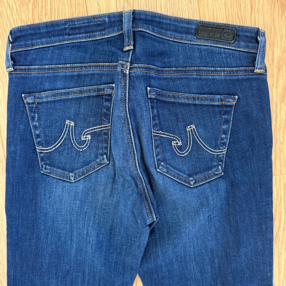 AG Adriano Goldschmied The Legging Super Skinny 28 Blue Excellent Jeans HOT! - Picture 9 of 14